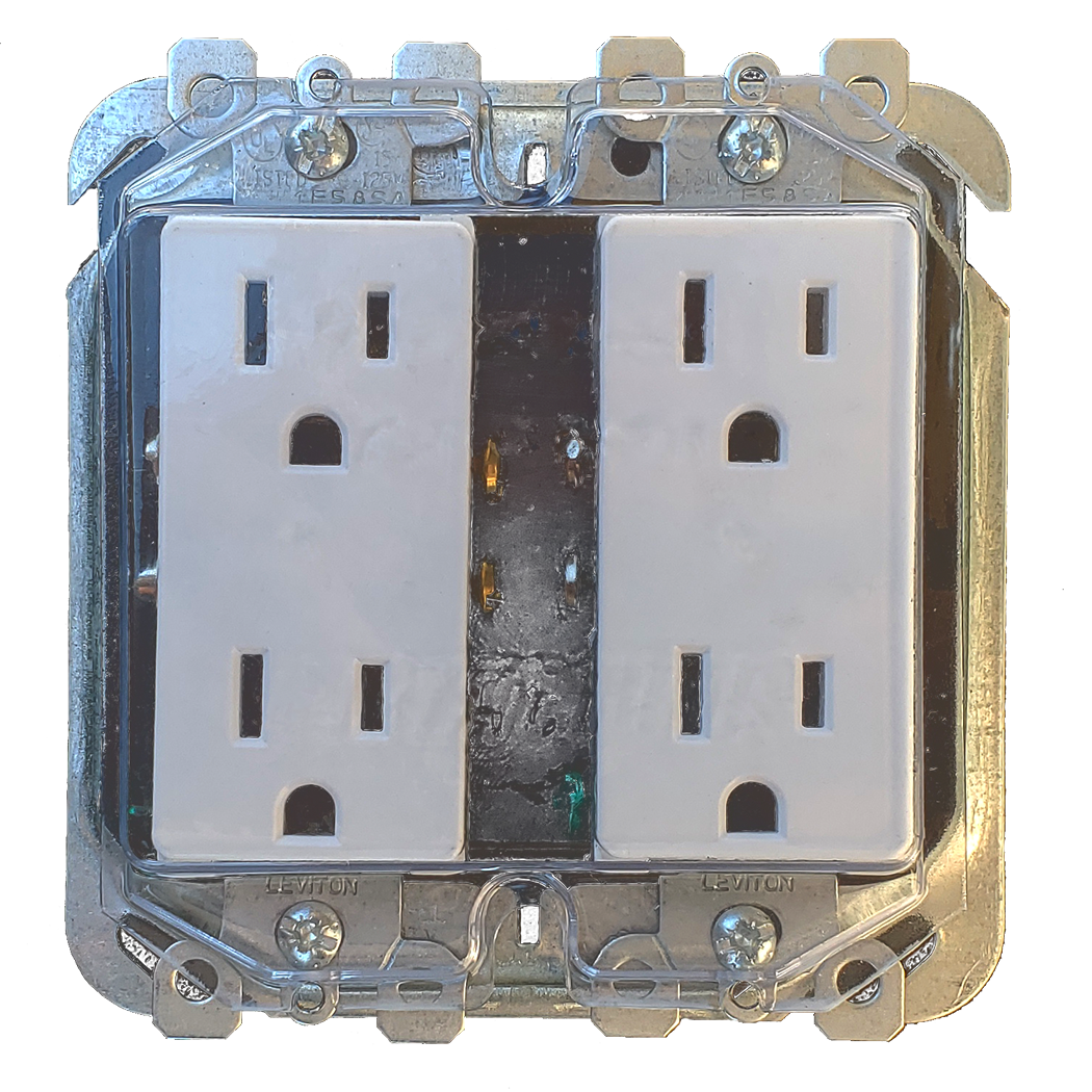 2 Gang GFCI / Decorator Cover SmartGuard