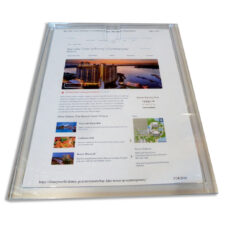 9.5" x 12" Acrylic Wall Mount Sign Holder