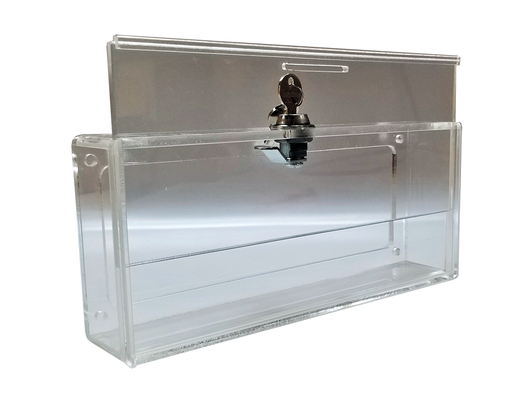Custom Acrylic Box with Sliding Lid SmartGuard