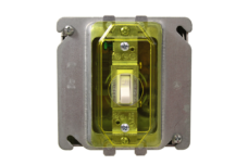 1 Gang Toggle Switch Cover with Access