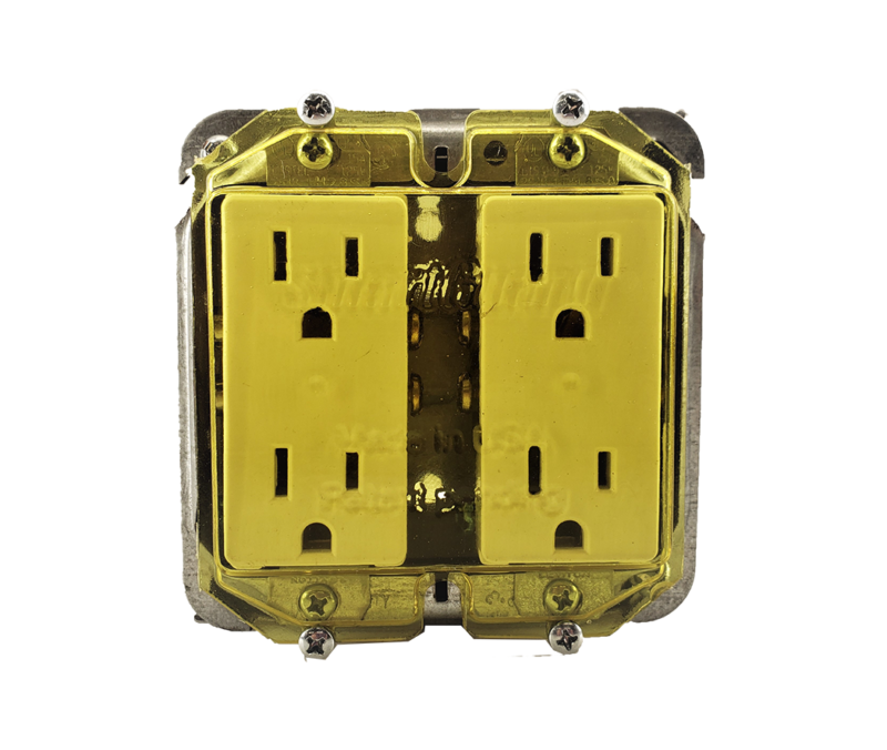 2 Gang GFI/Decora Receptacle Cover w/ screws SmartGuard