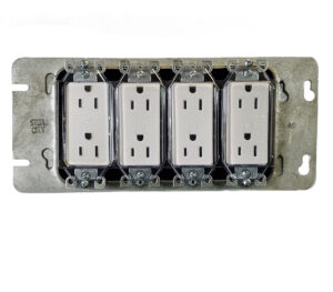 4 Gang GFCI / Decorator Cover 4 Gang GFCI / Decorator Cover