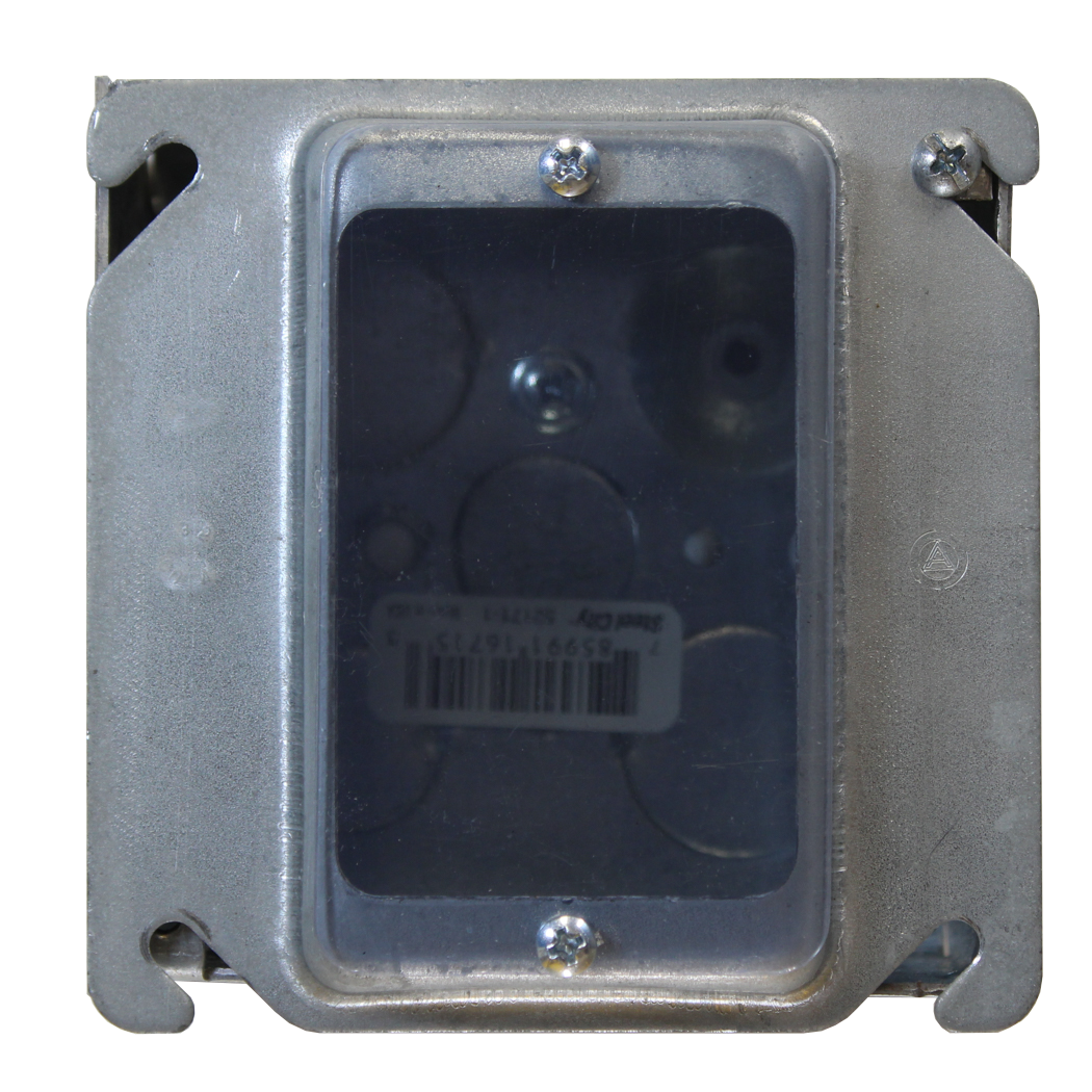 1 Gang Flat Plate Cover for Commercial Mud Ring SmartGuard