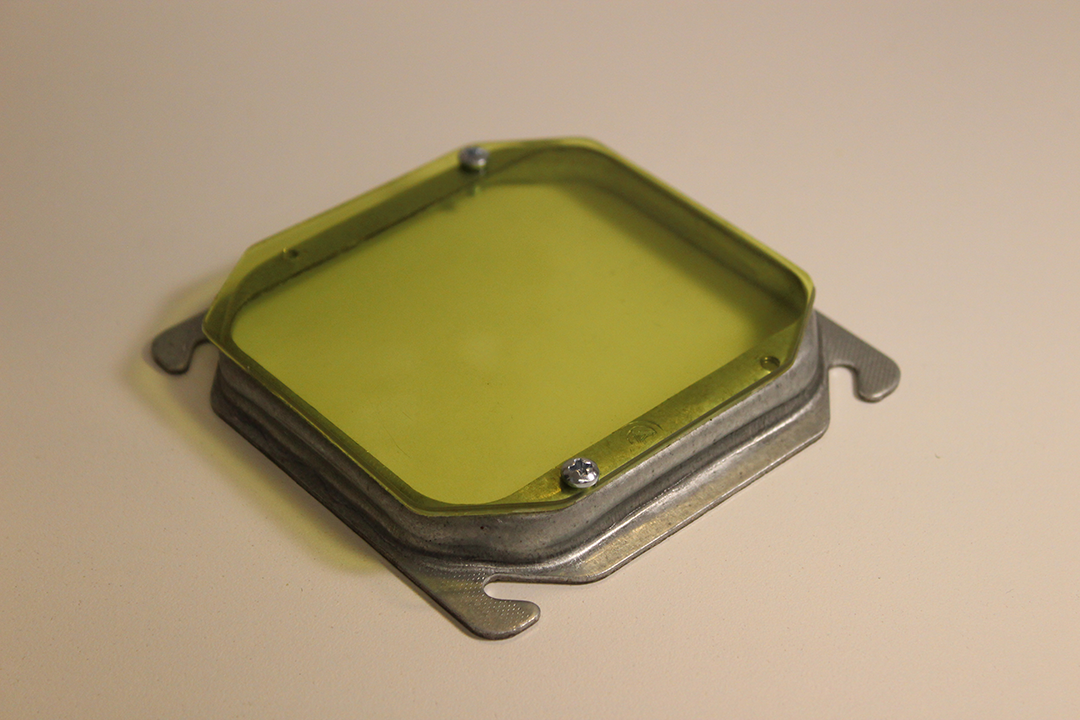 2 Gang Flat Plate Cover for Commercial Mud Ring Plastic Covers