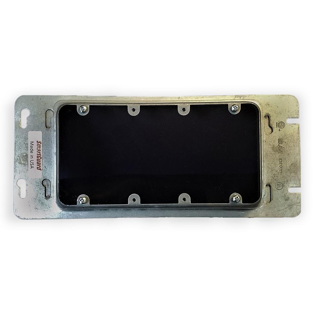 4 Gang Flat Plate Cover for Commercial Mud Ring Plastic Covers