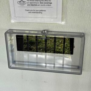 Acrylic Mail Slot Cover