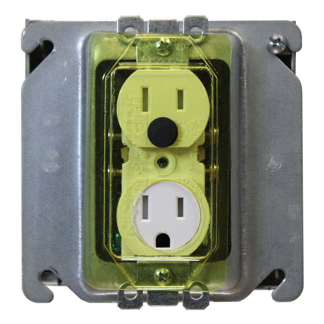 1 Gang Duplex Receptacle Cover with Access