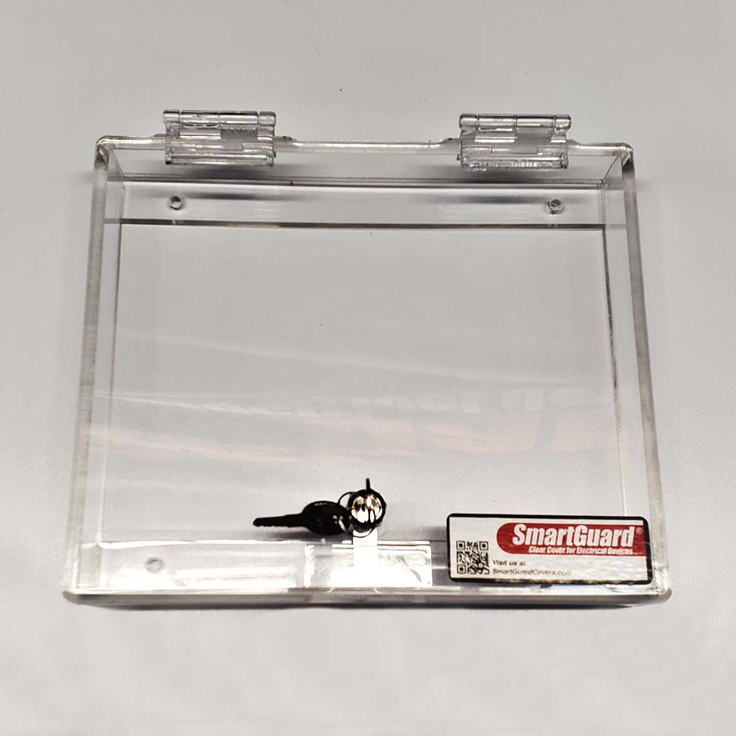 Custom Acrylic Breaker Switch Box W Cam Lock Plastic Covers Guards Smartguard